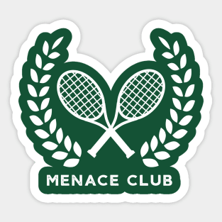 Funny Tennis Club Vintage Style Sticker